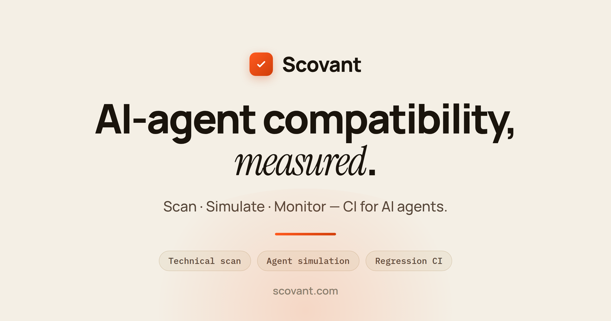 Scovant — 官网预览图